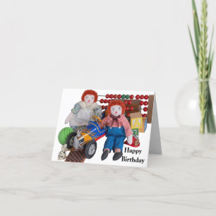Carte Raggedy Ann Andy pour enfants enfants enfant