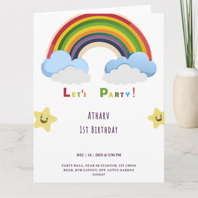 Carte Rainbow (Devant)