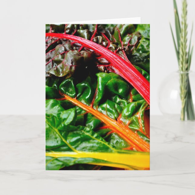 Carte Rainbow Chard (Devant)