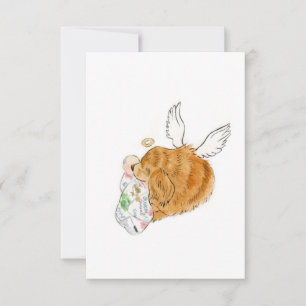 Carte Rainbow Chien Sympathy Card