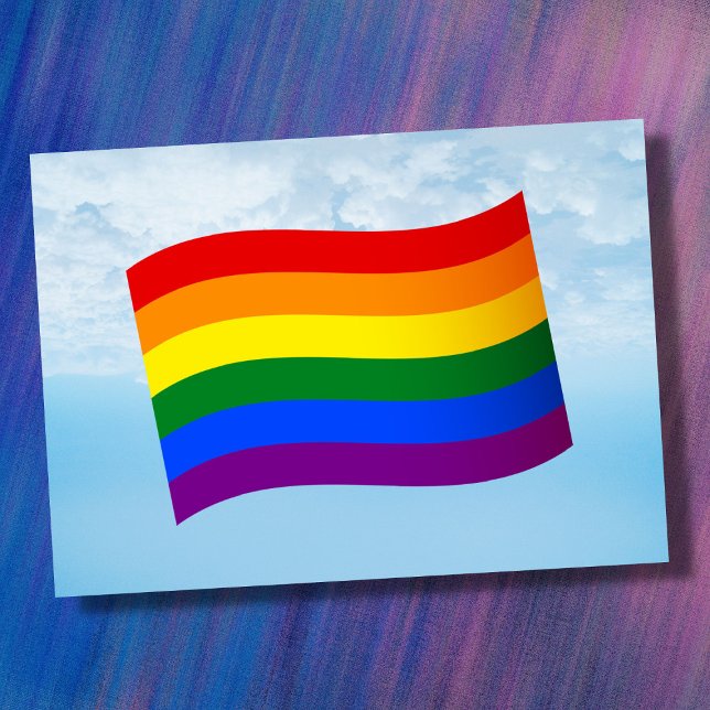 Carte Rainbow Flag Gay pride LGBT L'amour est l'amour (Créateur téléchargé)