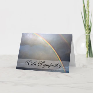 Carte Rainbow Sympathy/Condolence