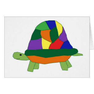 Carte Rainbow Turtle