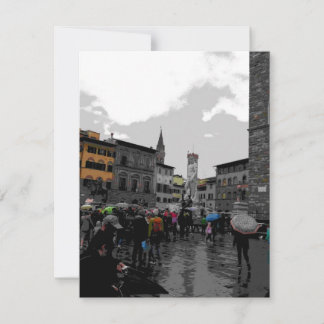 Carte Rainy Day à Florence Italie Photographie paysage