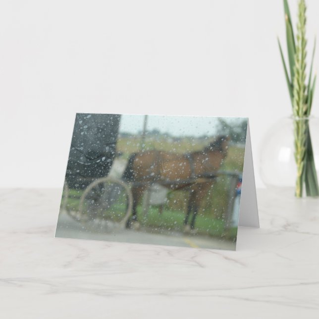 Carte Rainy Day Amish (Devant)