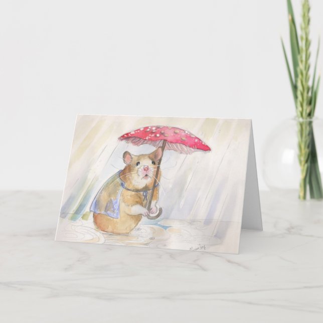 Carte Rainy Day - Go Away ! par Christina Siravo (Devant)