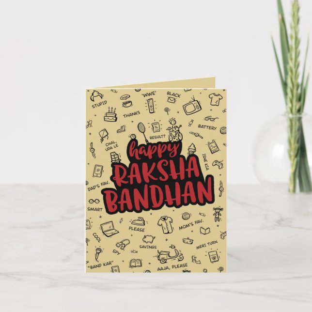 CARTE RAKHI (Devant)