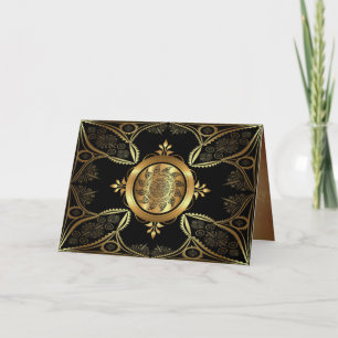 Carte Ramadan (décoré à l'intérieur et à l'extérieur)