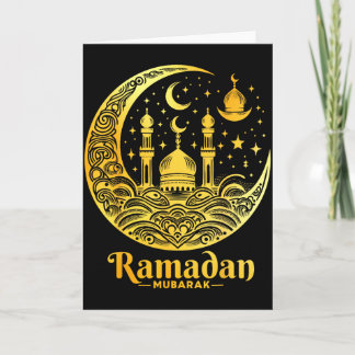 Carte Ramadan Kareem Joyeux jeûne Ramadan Moubarak Islam