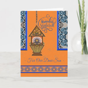 Carte Ramadan Moubarak pour la lanterne Son Fanoos