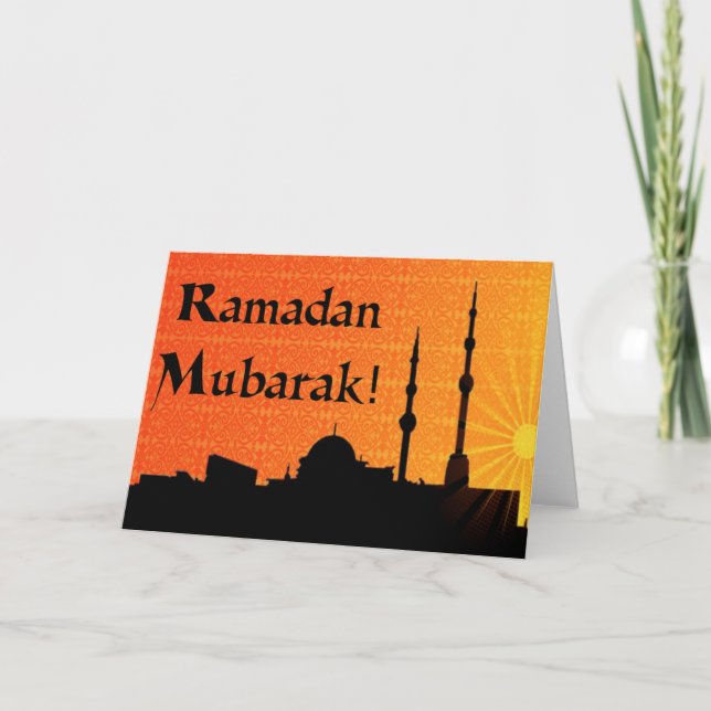 Carte Ramadan Mubarak (Devant)