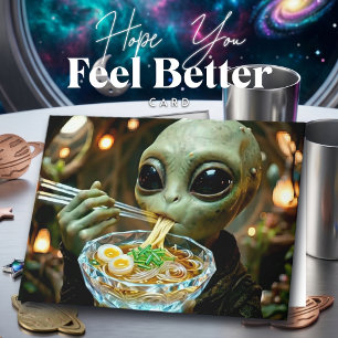 Carte Ramen Alien   Remets-toi   Mieux te sentir