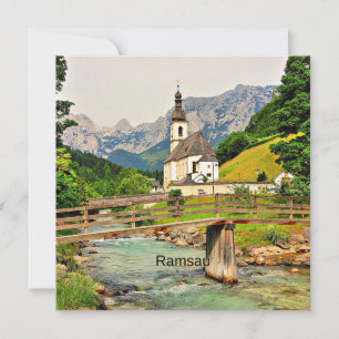 Carte Ramsau, Alpes bavaroises