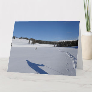 Carte Randonnée à neige dans le parc national Yellowston