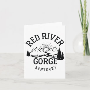 Carte Randonnée de la gorge de Red River Kentucky Parks 