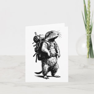 Carte Randonnée Prairie Chien Gopher Backpacking Animaux