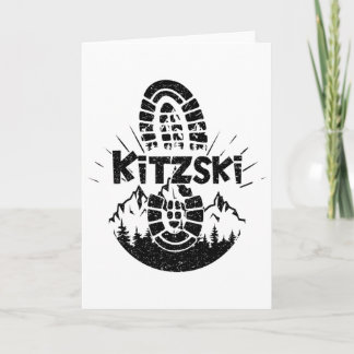 Carte Randonneur Kitzski Tyrol Autriche Vacances 