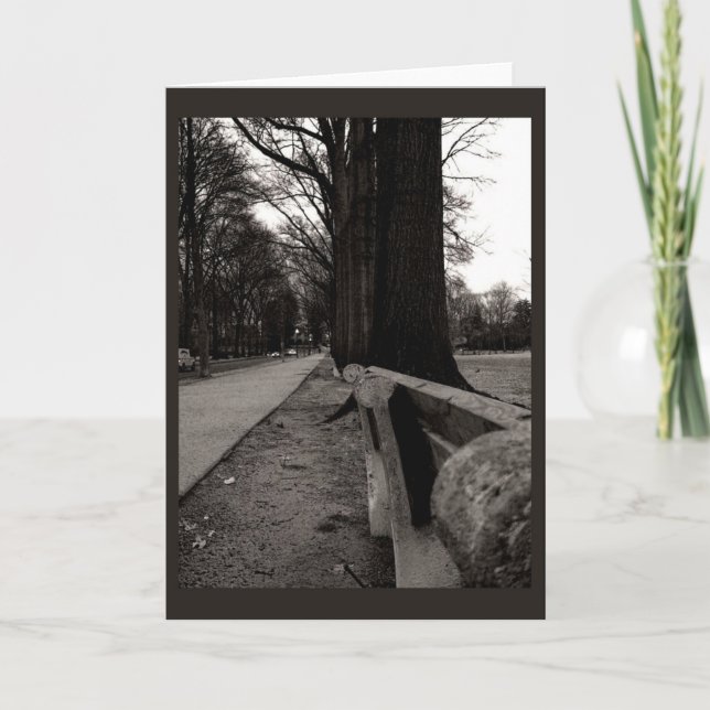 Carte Rangée des arbres (Devant)