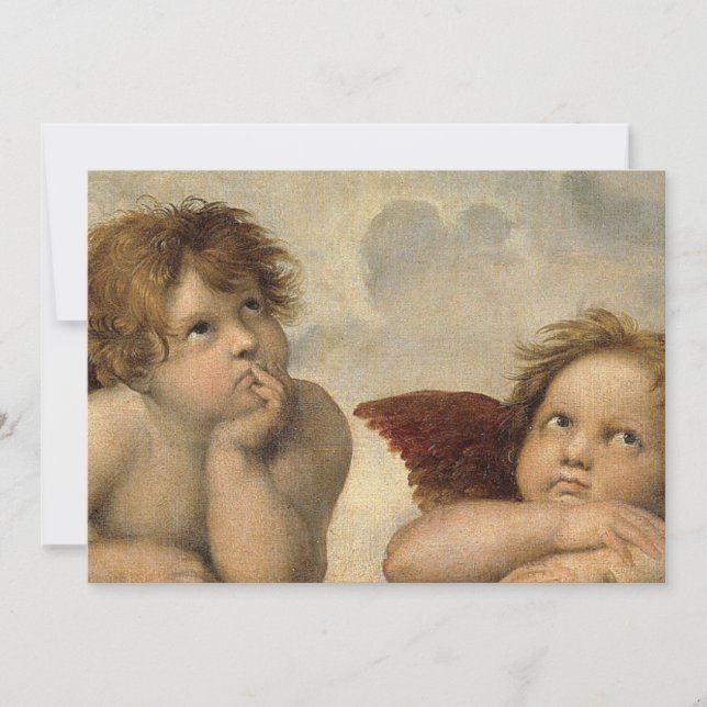 Carte Raphael Cherubs Angels (Devant)