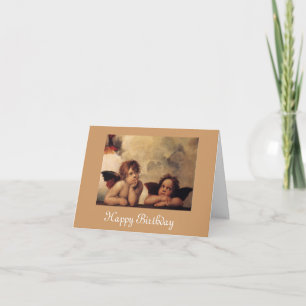 Carte Raphael, Sistine Cherub, Joyeux anniversaire
