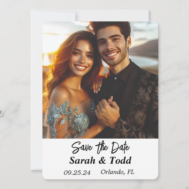 Carte Rappel Date Plate (Devant)