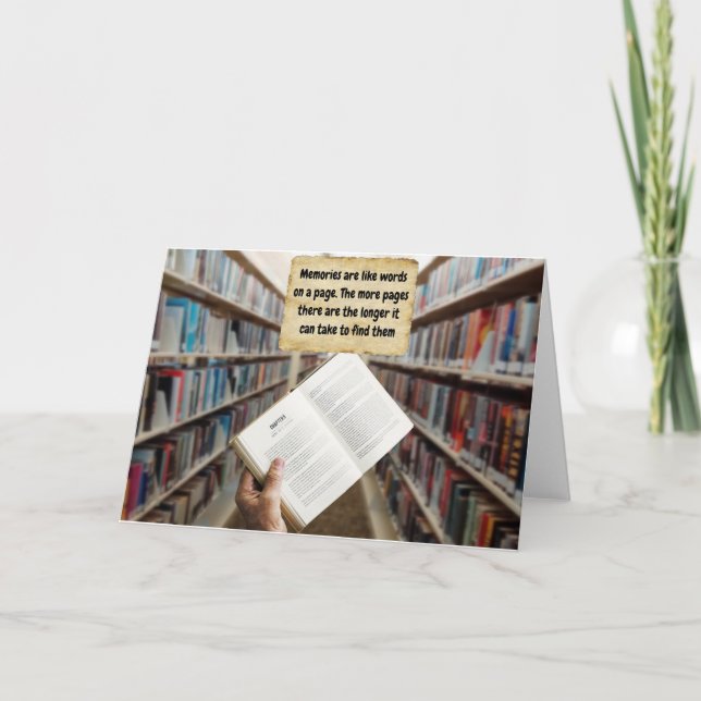 Carte Rappel de mémoire. (Devant)