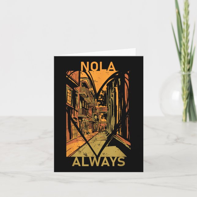 Carte Rappelez-vous Nola N'oubliez jamais La Nouvelle-Or (Devant)