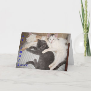 CARTE RAPPELEZ-VOUS QUAND....