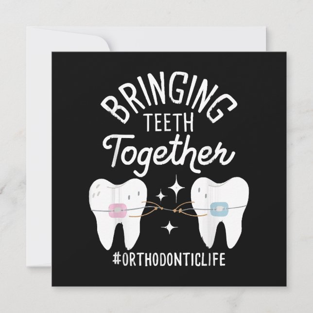 Carte Rassembler les dents - Orthodontiste (Devant)
