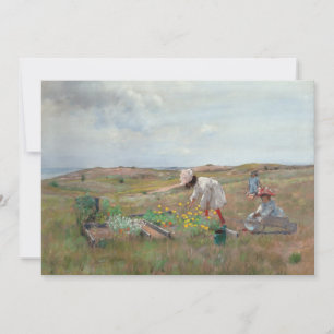 Carte Rassembler les fleurs   William Merritt Chase