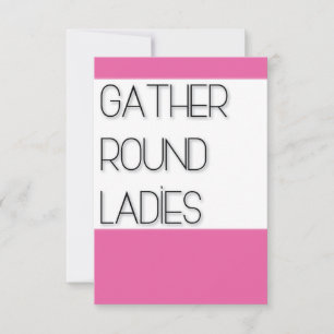 Carte Rassemblez-vous Mesdames