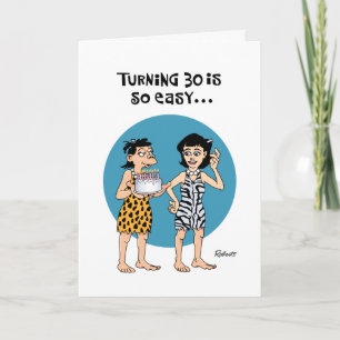 Carte Rassurant 30e anniversaire