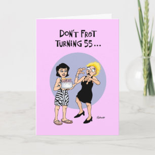 Carte Rassurant 55e anniversaire