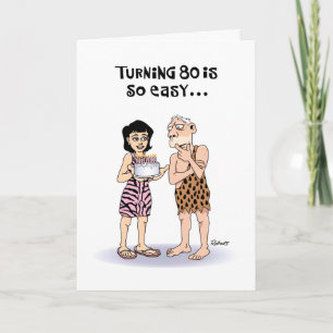 Carte Rassurant 80e anniversaire