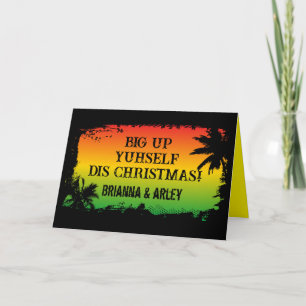 Carte Rasta Patois, Jamaïcaine, Joyeux Noël