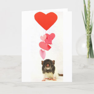 Carte Rat de coeur
