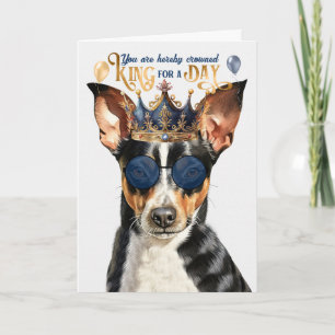Carte Rat Terrier Chien Roi pour jour drôle Anniversaire