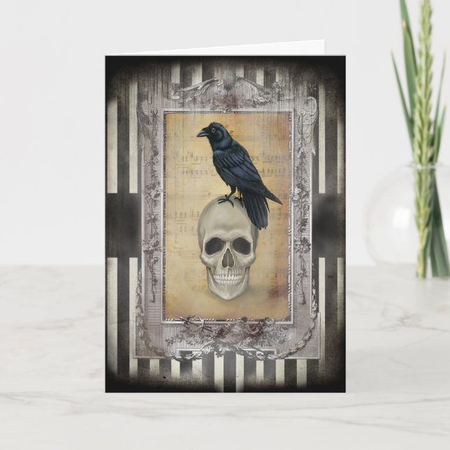 Carte Raven et crâne (Devant)
