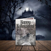 Carte Raven Halloween