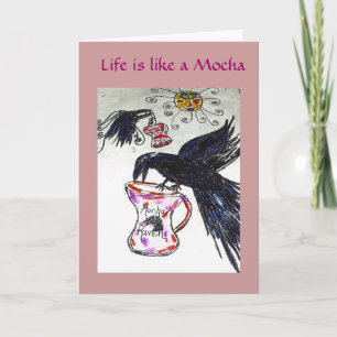 Carte Raven Loves Mochas