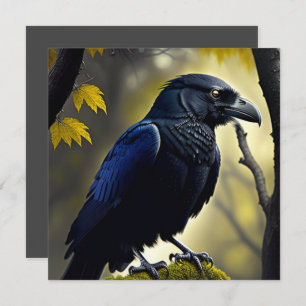 Carte Raven rustique - Natures Guardian