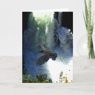 Carte RAVEN & WATER FALL Nature Gifts