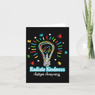 Carte Rayonner Kindness Sensibilisation sur l'autisme d'