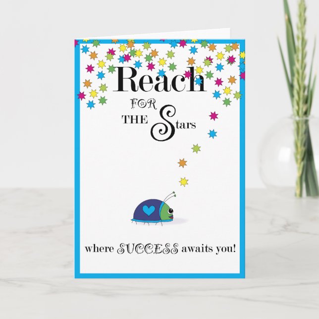 Carte Reach for the Stars Success (Devant)