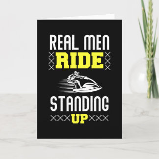Carte Real Man Ride Standing Up - Jet Ski