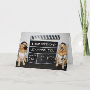 Carte Réalisateurs de films d'anniversaire d'or