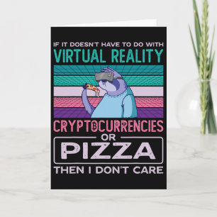 Carte Réalité Virtuelle Vr Réalité Augmentée Ar Pizza Ad
