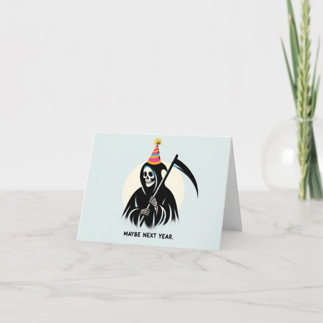 Carte Reaper anniversaire (Devant)