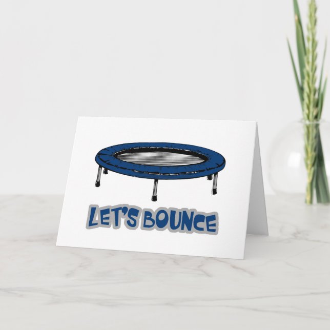 Carte Rebondit le trampoline (Devant)