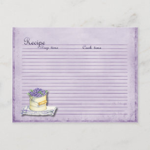 carte recette bleuet